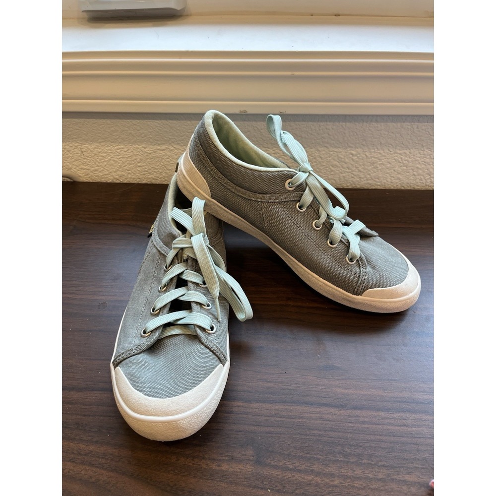 Teva Freewheel Canvas Sneakers Desert Sage Green Womens Size 7.5